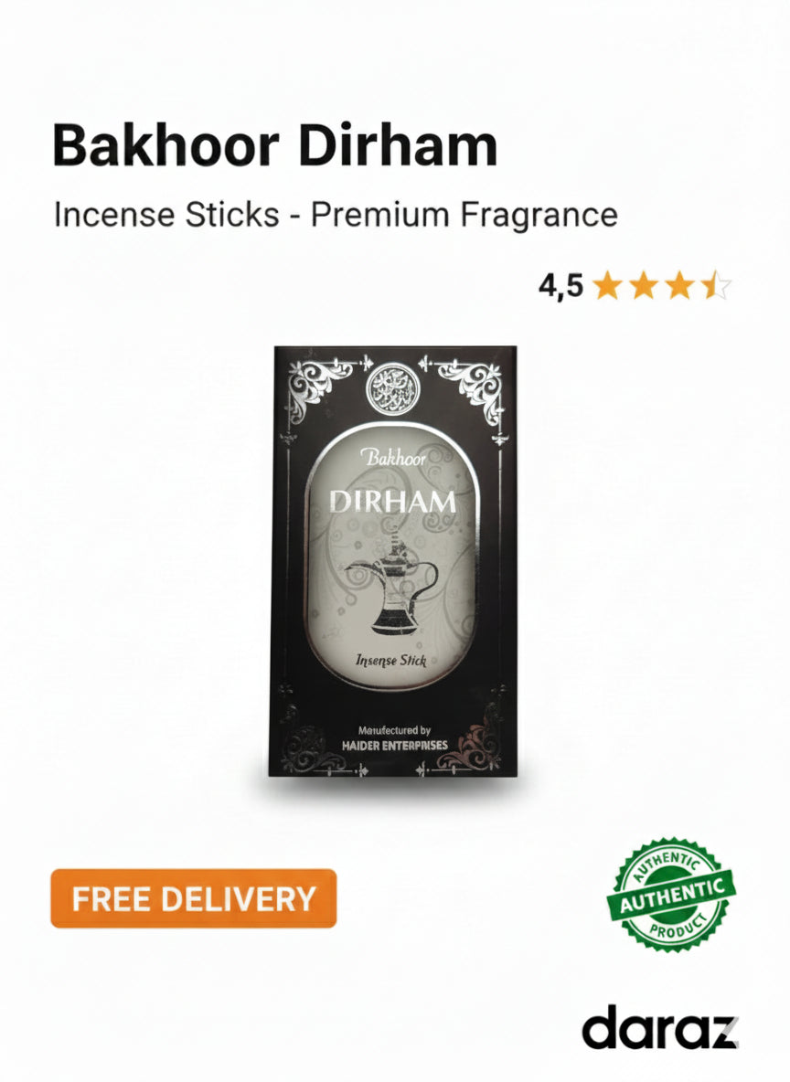 Oud Dirham Bakhoor – Long Lasting Arabic Fragrance Sticks