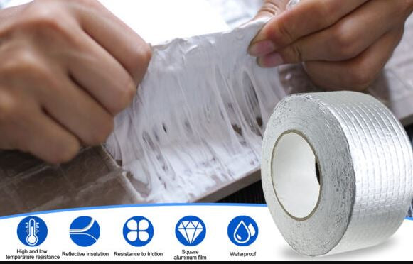 Super Strong Waterproof Butyl Aluminum Foil Tape Repair Adhesive Leak Proof Tape