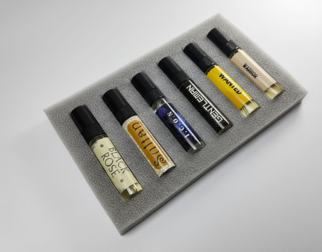 Tester Kit for Men | Long Lasting Premium Fragrance Samples | Travel Size Gift Set | Luxury Scents for Daily Wear