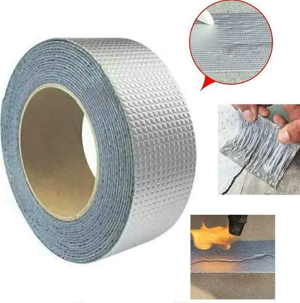 Super Strong Waterproof Butyl Aluminum Foil Tape Repair Adhesive Leak Proof Tape