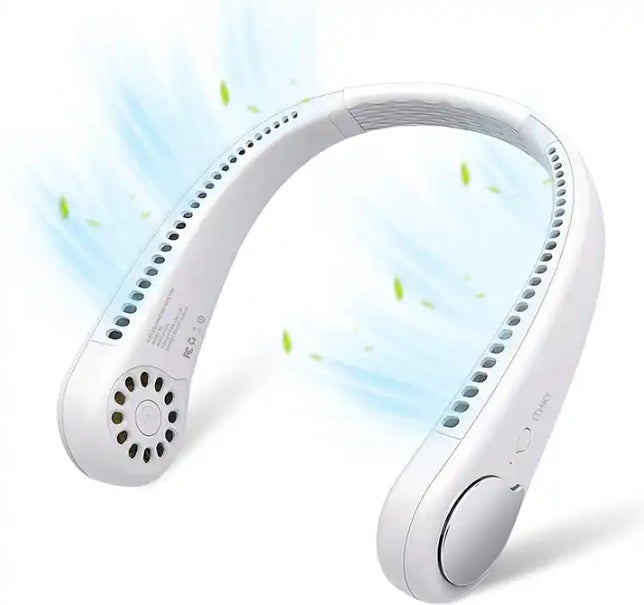 Portable Bladeless Hanging Neck Fan | Super Cooling Strong Fan 360°